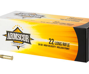 ARMSCOR 22 LR High-Velocity 36GR HP 50rd