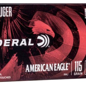 FEDERAL AMMO 9mm 115Gr Full Metal Jacket 50rd - LIMIT 10