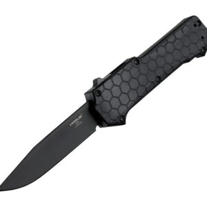 Hogue Compound 3.5" OTF Auto Clip Point G10 Solid Black