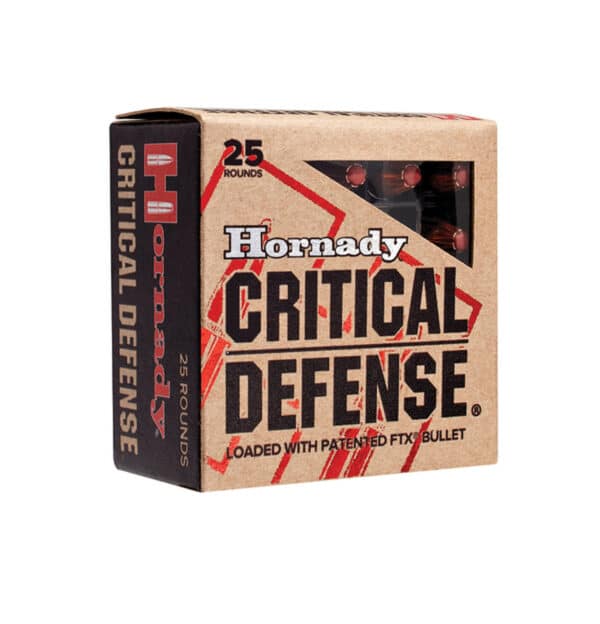 HORNADY 38 Spl+P 110Gr FTX Critical Defense 25pk Ammo