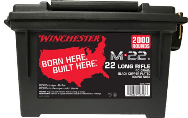 WINCHESTER AMMO 22 LR 40GR Copper Plated - 2000rd