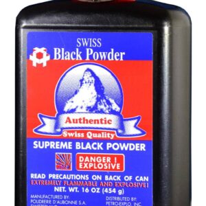 SWISS BLACK POWDER Null B 1/2 lb Can